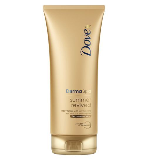 Dove DermaSpa Fair to Medium Self Tanning Lotion-200mls