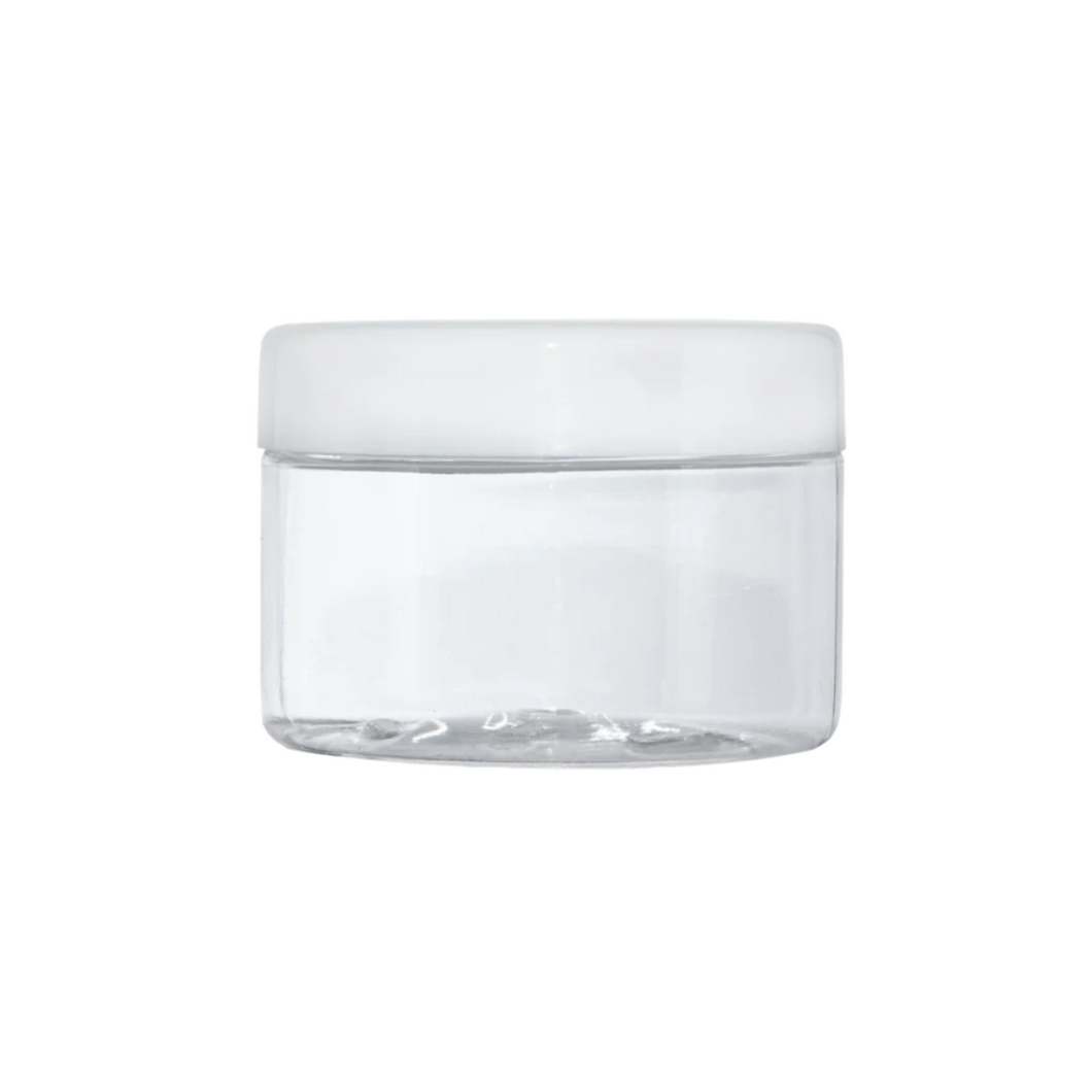 250g pet jar with white lid